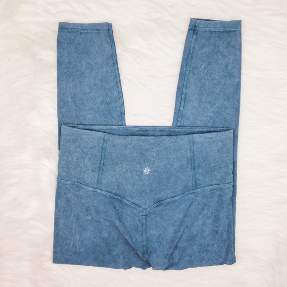 NWOT Athleta Blue Elation Garment 7/8 Leggings - Picture 7 of 9